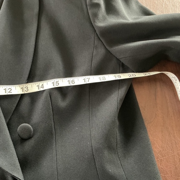 VTG JACQUELINE FERRAR Women 14 Dbl  Breasted Jacket Boxy Structured Trendy Y2K - Picture 8 of 13